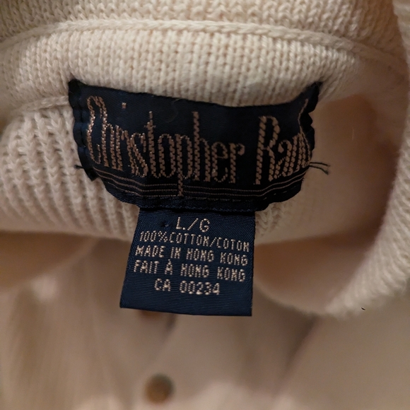 Christopher Rand Cardigan sweater Pullover - Picture 4 of 6